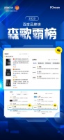 大展领军实力！森歌荣登太平洋家居品牌榜&集成灶热销单品榜