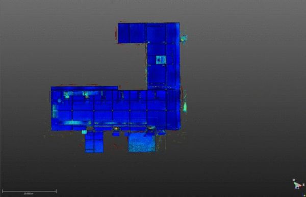 逆向建模应用丨水闸、地下车库点云实例模型