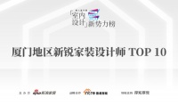 喜讯：厦门居岛室内设计徐健豪荣获第八届中国室内设计新势力榜厦门赛区新锐家装设计师TOP10