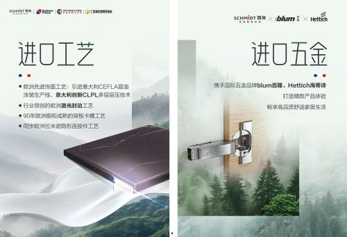 SCHMIDT司米×KRONOSPAN克诺斯邦,战略合作升阶高端整案落地