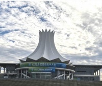 绿色展位吸睛全场！福志板材ENF级无醛新品闪耀2025广西林木展