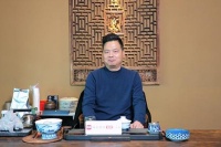 李忠信红木董事长李忠信为第16届红木品牌峰会助力