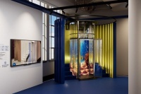 主标：新品首发 |亨世达圆形螺杆电梯，重磅亮相“设计上海”