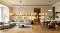 2026南京靠谱装修公司推荐，业主真实口碑排名一览