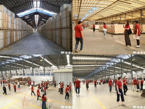 敢为行业先!依诺率先开放60万㎡智造基地,打造陶瓷岩板首个工厂直播节